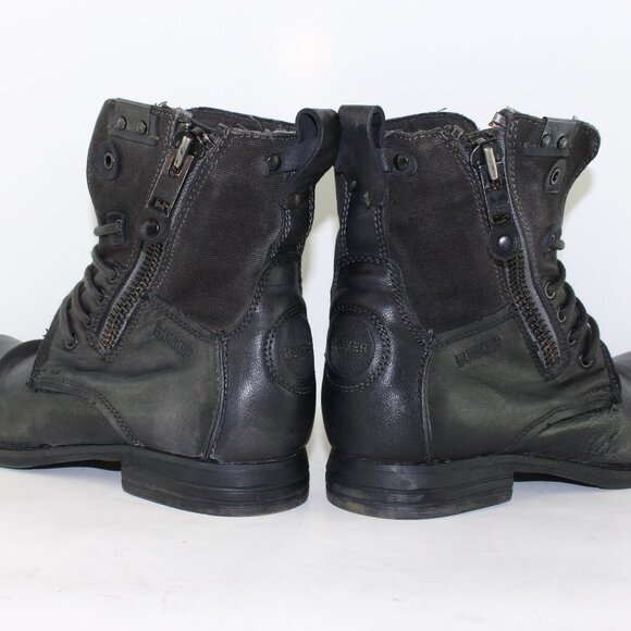 Bunker Leather Military Combat Style Boots Womens  (US 7/EU 40) - Picture 8 of 12